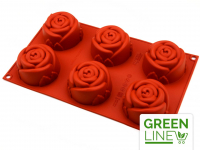 Silikonform Mini Rose