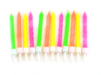 Kerzen bunt 12er