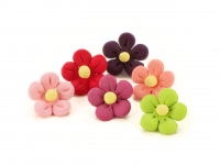 Blumen 21mm bunt Zucker 10 Stck