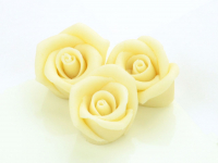 Marzipan-Rosen mittel wei 36 Stck