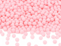 Weiche Zuckerperlen rosa glimmer 100g