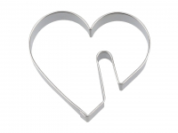 Tassenkeks-Ausstecher Herz 5,5cm