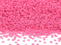 Streudekor Sterne mini pink 80g