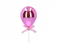 Cake Topper Ballon pink 3D