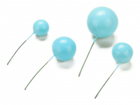 Bubbles Einstecker hellblau 4 Stck