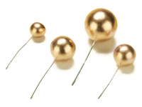 Bubbles Einstecker gold 20 Stck