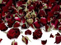 Rosenknospen dunkelrot, natur 10g