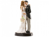 Tortenaufsatz Hochzeitspaar Maria und Juan 18cm
