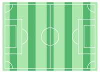 Tortenaufleger Fuballfeld 20x30cm