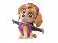 Tortenaufleger Paw Patrol Skye, rund 20cm