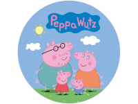 Tortenaufleger Peppa Wutz, rund 20cm