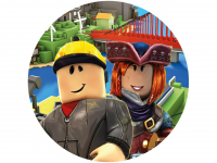 Tortenaufleger Roblox, rund 20cm