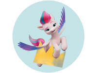 Tortenaufleger My little Pony Zipp, rund 20cm