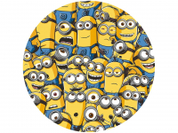 Tortenaufleger Minions, rund 20cm