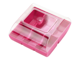 Macaron Verpackung fuchsia 6er Macaron Verpackung fuchsia 6er