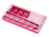 Macaron Verpackung fuchsia 12er Macaron Verpackung fuchsia 12er