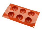 Silikonform klein Halbkugel 60mm Silikonform klein Halbkugel 60mm