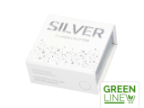 Mini-Flacon Flitter grob silber Mini-Flacon Flitter grob silber