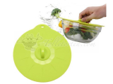 Universaldeckel aus Silikon 25cm grün transparent Universaldeckel aus Silikon 25cm grün transparent