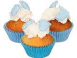 FunCakes Zuckerdekorationen Baby Füße Blau, 16er Set FunCakes Zuckerdekorationen Baby Füße Blau, 16er Set