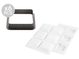 Silikonform Tarteform Quadrat