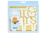 PME Cake Topper Ausstecher Mr & Mrs - Modern