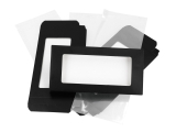 Verpackung für Schokoladentafeln schwarz 3er Set inkl. Zellophantüten Verpackung für Schokoladentafeln schwarz 3er Set inkl. Zellophantüten