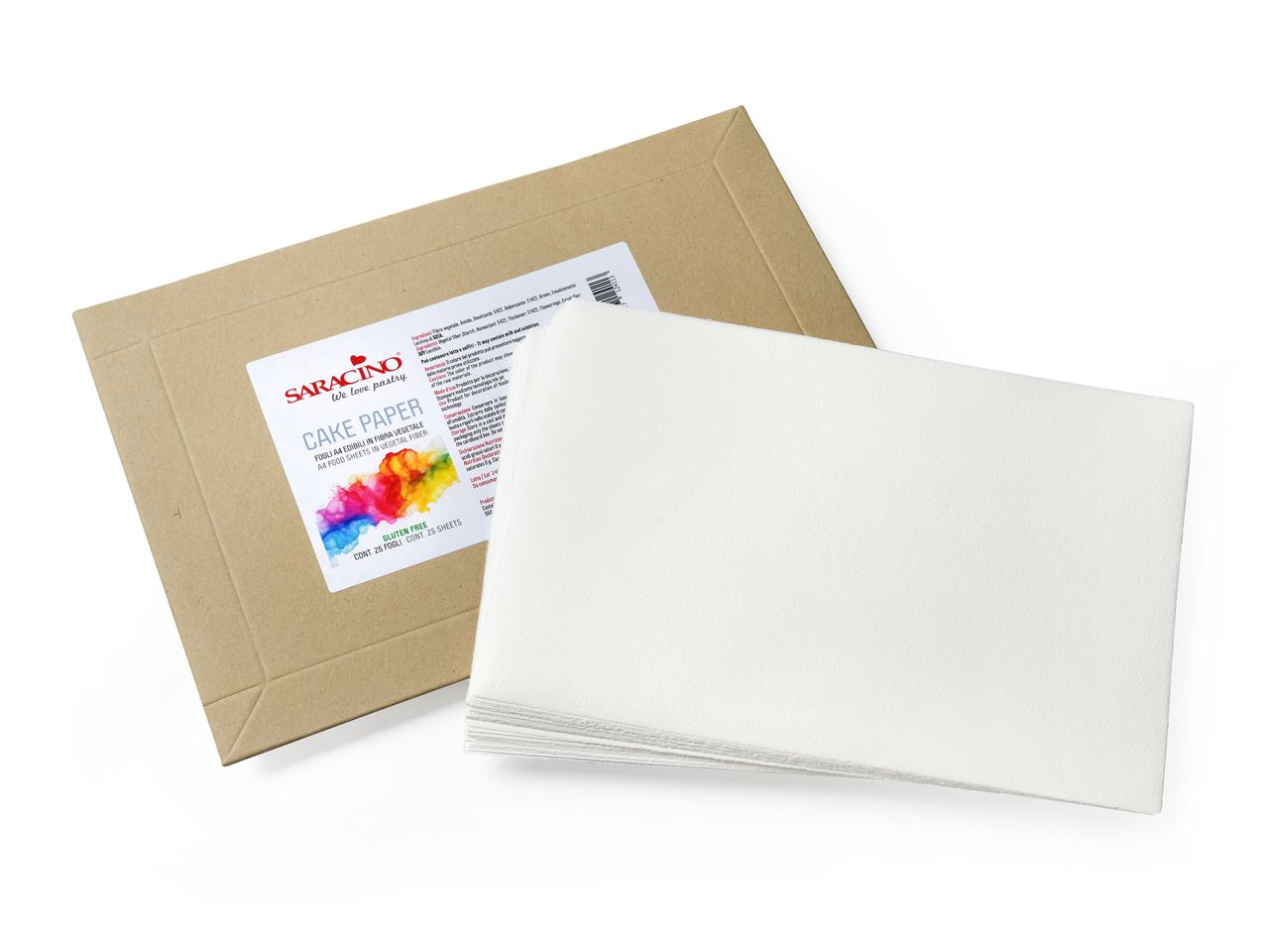 Cake Paper A4 25 Blatt aus Pflanzenfasern