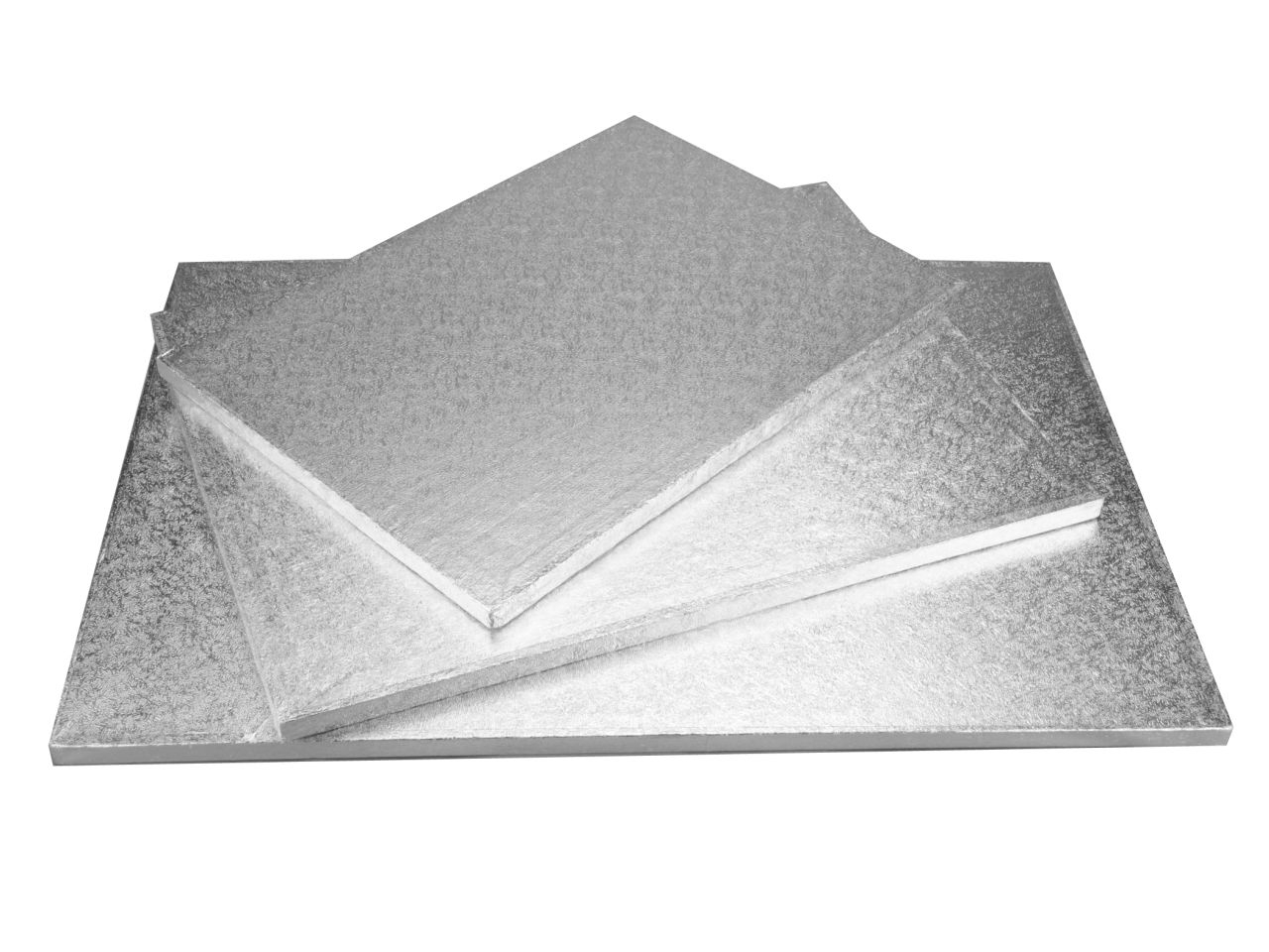 Cakeboard rechteck 40x30cm silber