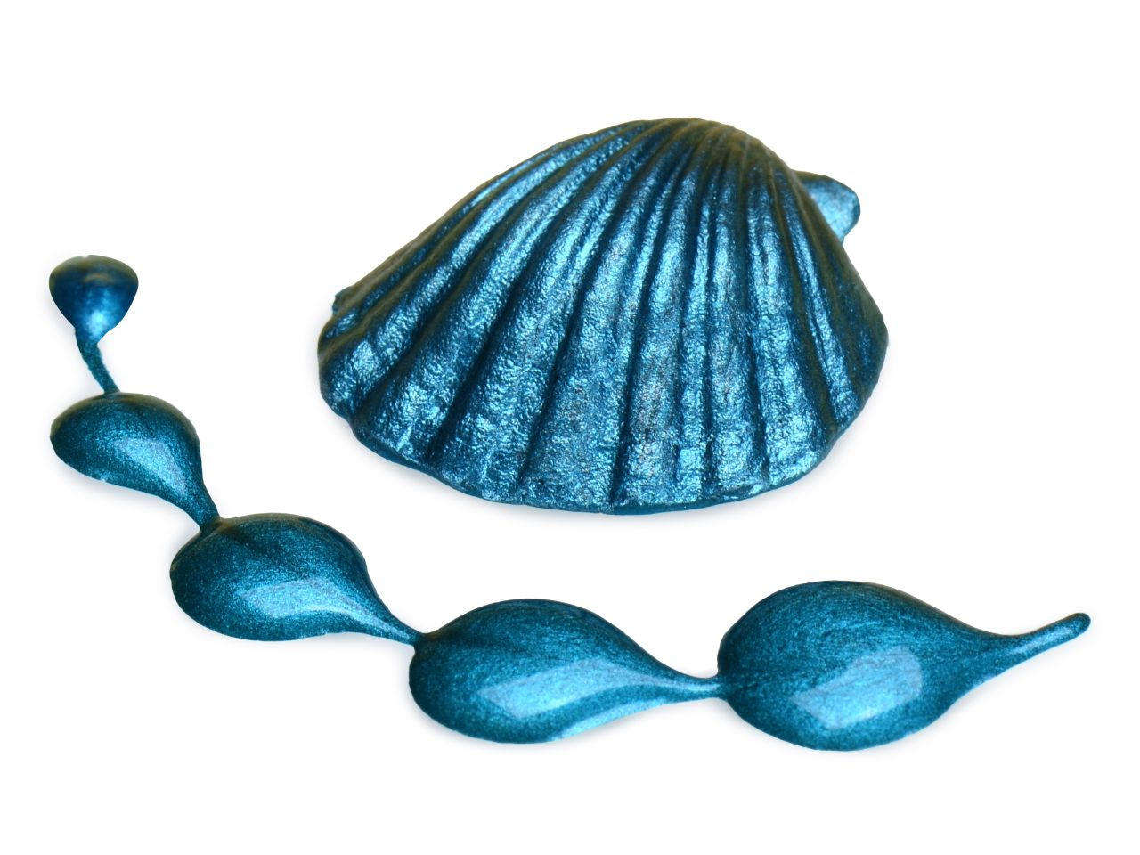 Metallic-Lebensmittelfarbe Peacock Blue 25ml