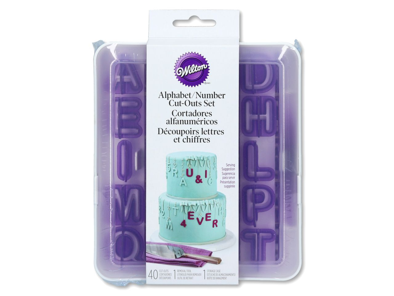 Wilton Alphabet-Number Cut-Outs Set 40er