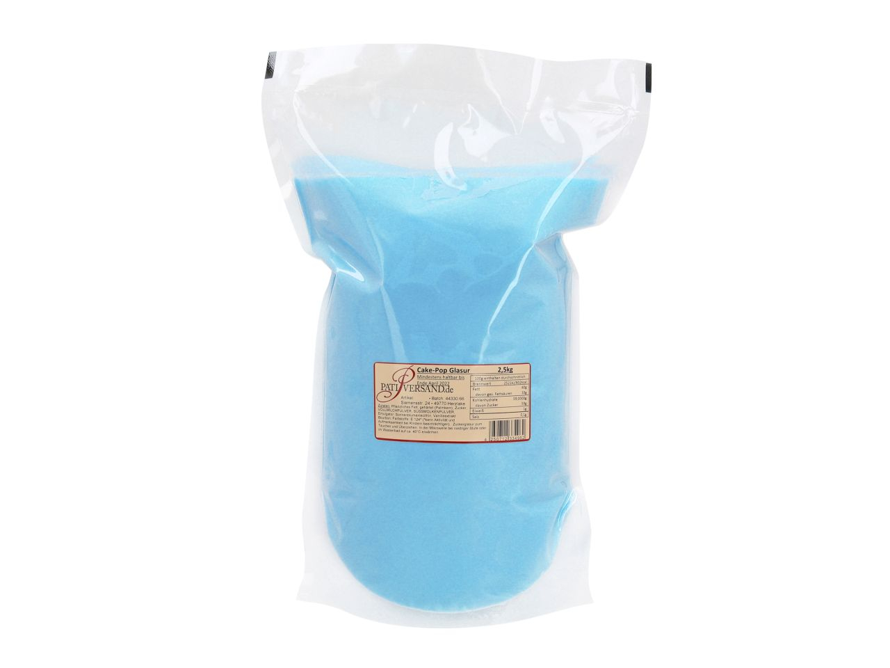 Cake-Pop Glasur eisblau 2,5kg