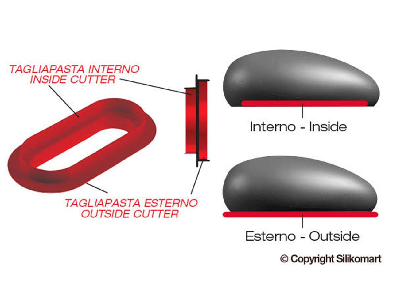 Silikonform Pillow