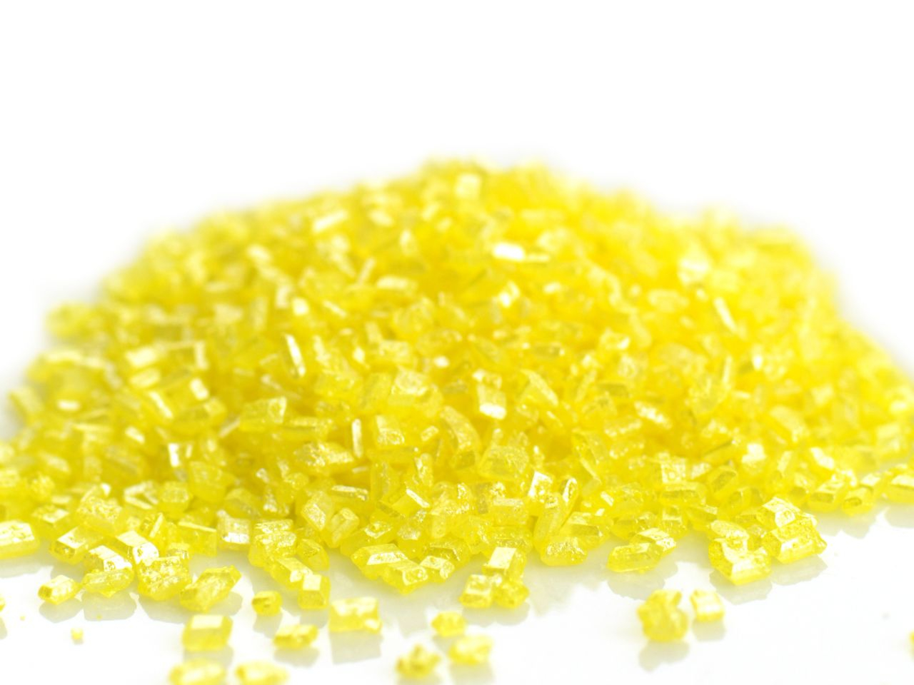 Glimmer Zucker gelb-glänzend 100g