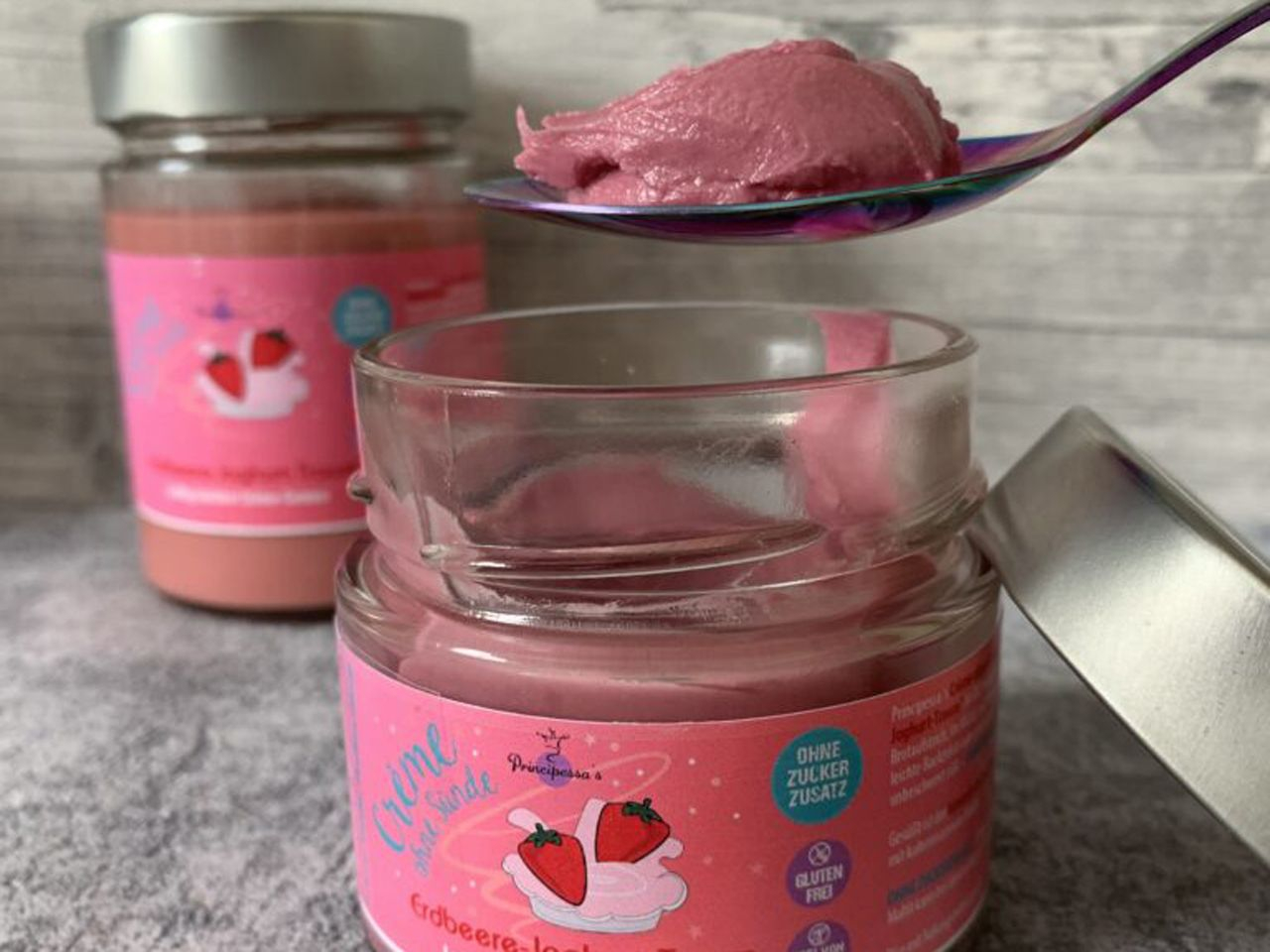 Principessas Creme ohne Snde - Erdbeer Joghurt 150g