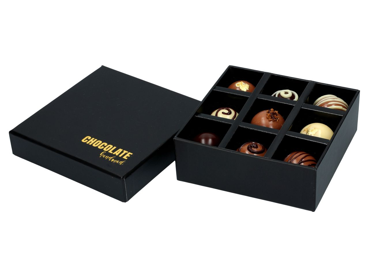 Chocolate Case Handmade fr 9 Pralinen