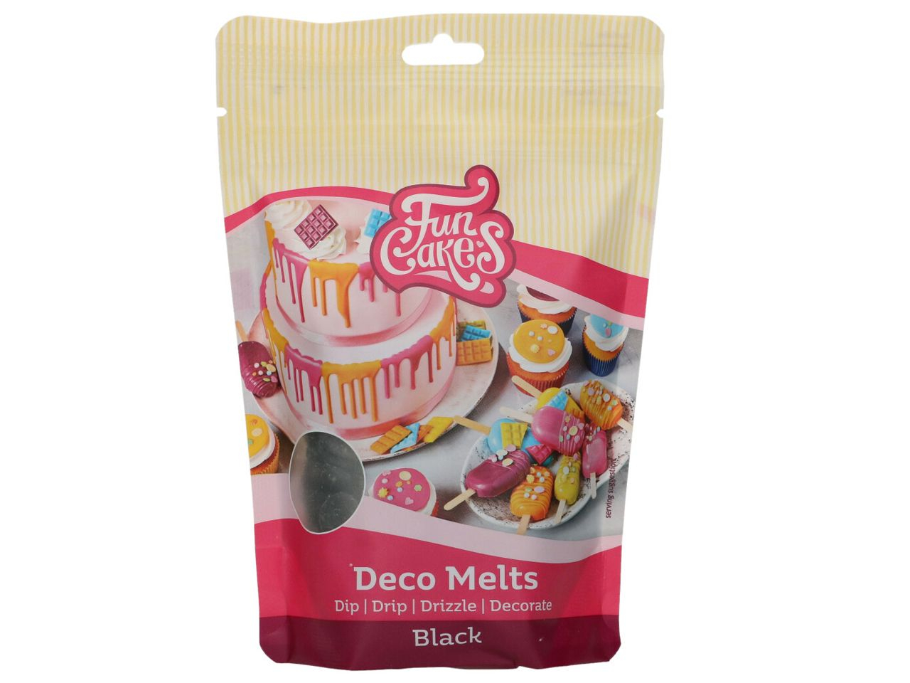 FunCakes Deco Melts Schwarz 250g