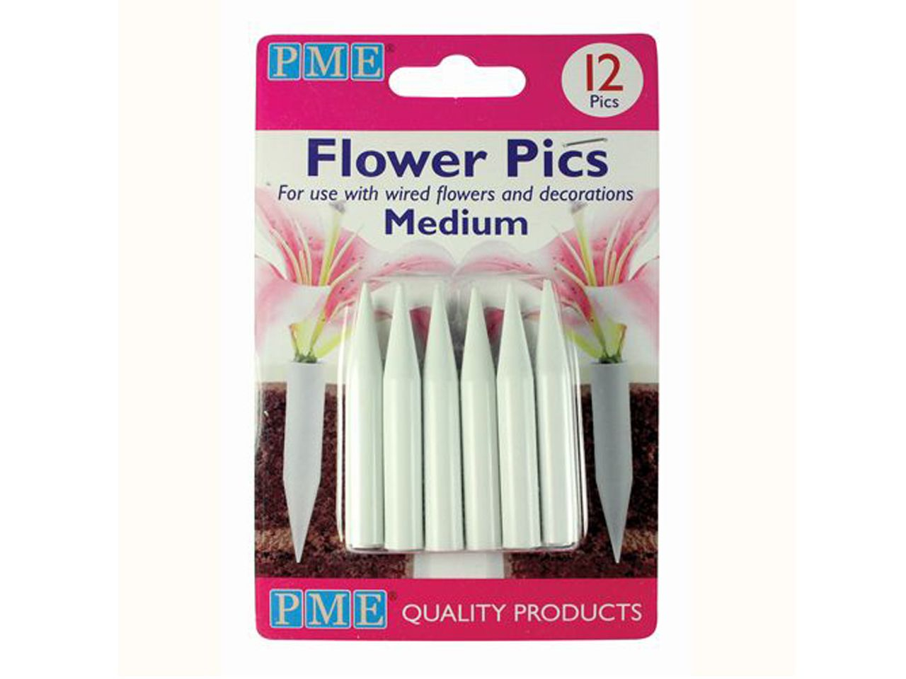 PME Blumenhalter Medium 12 Stück