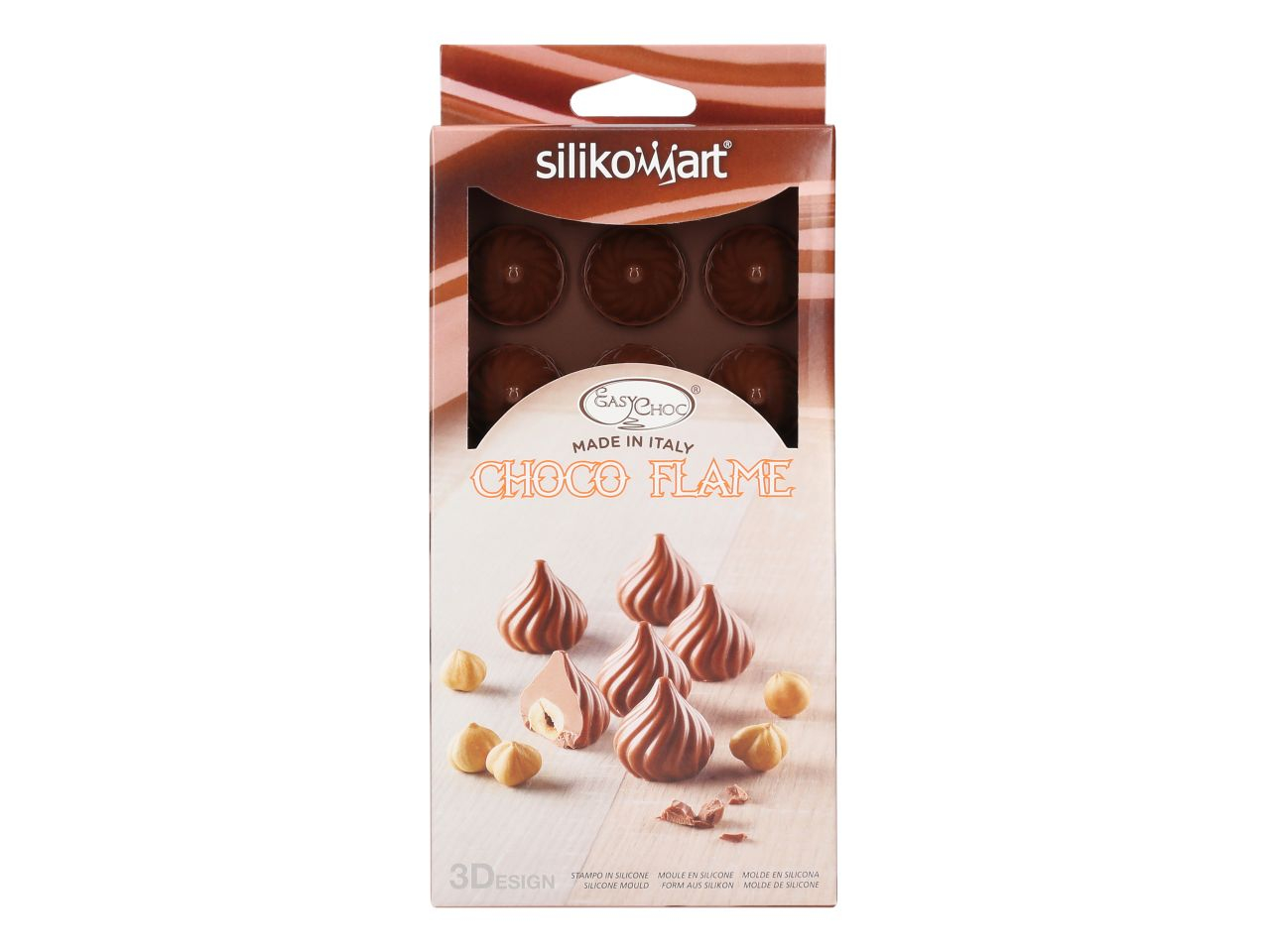 Silikon-Pralinenform Choco Flame