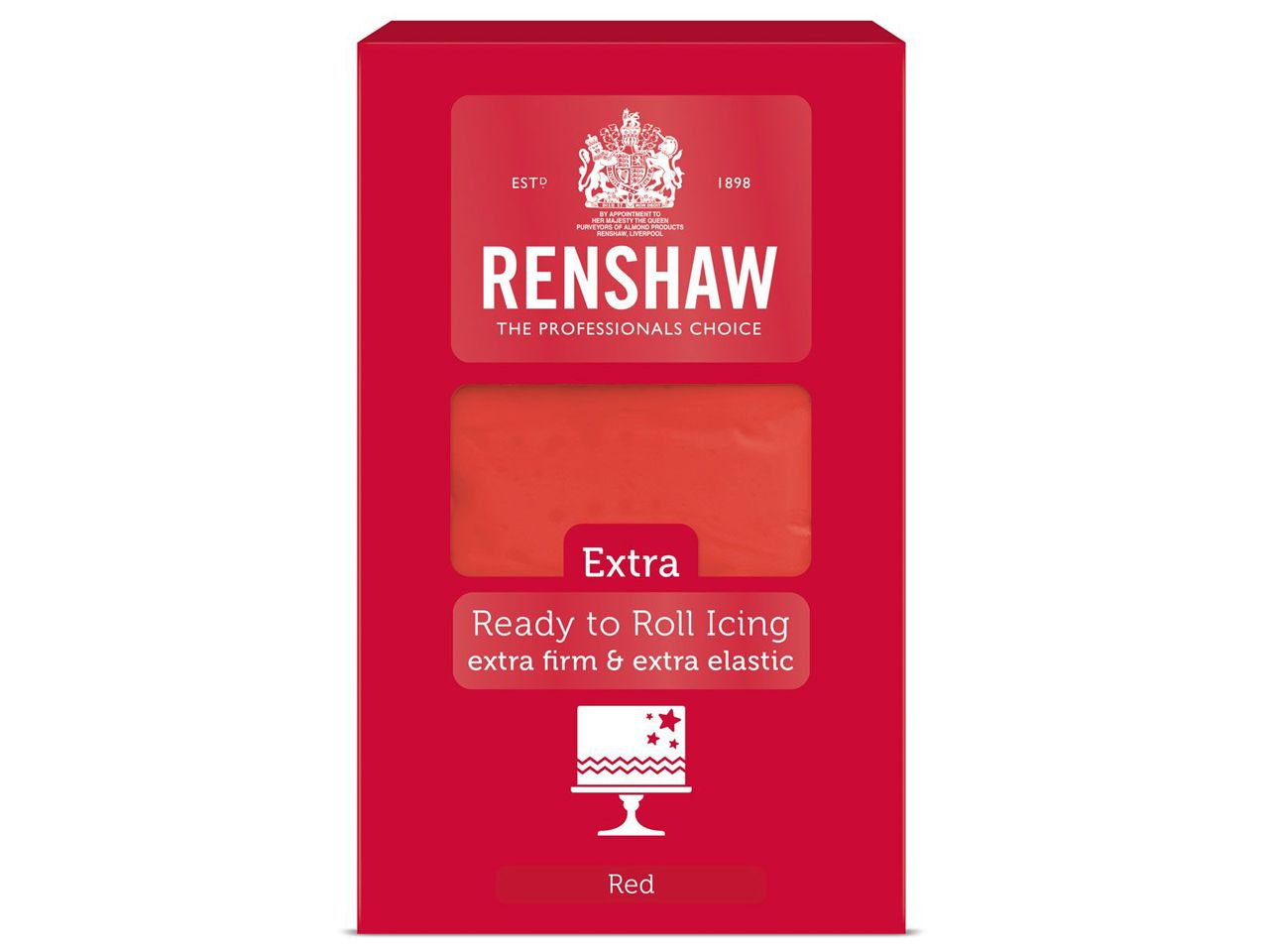 Renshaw Rollfondant Extra, rot 1kg