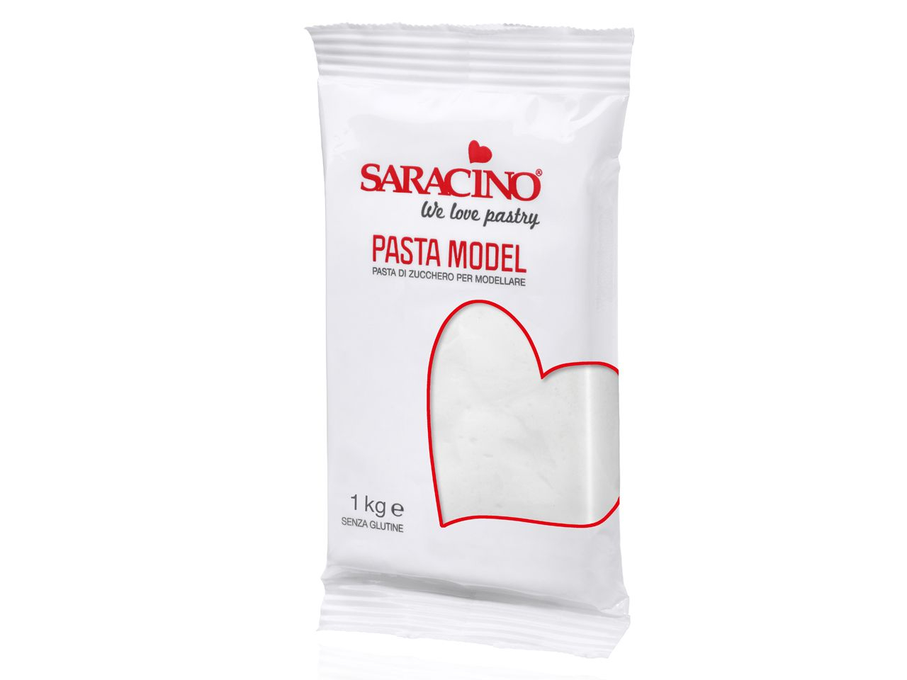 Saracino Modellierfondant Pasta Model weiß 1kg