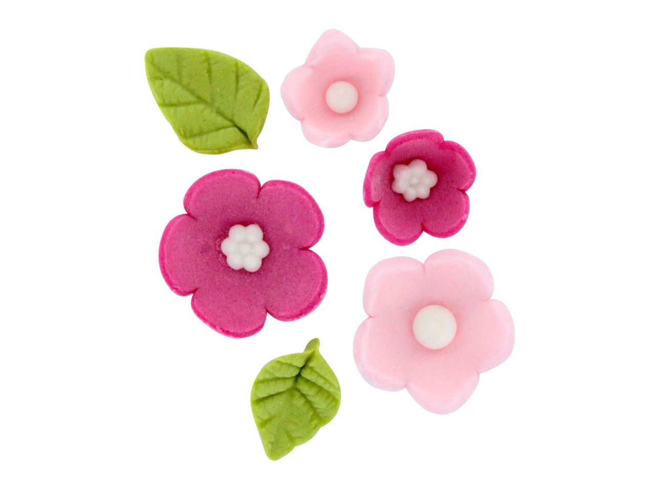 Culpitt Tortendeko Blumen & Bltter pink