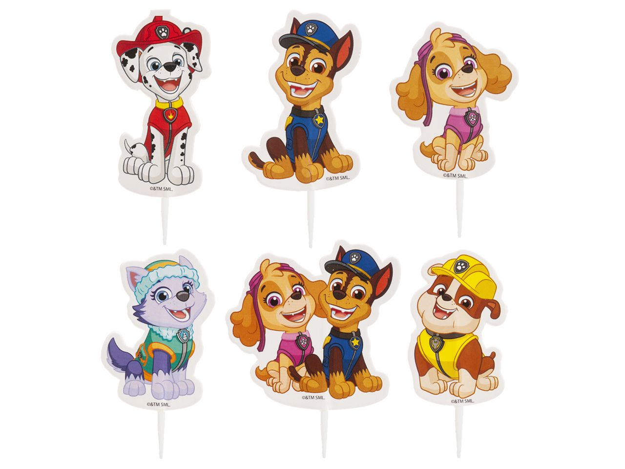 Cake Topper Paw Patrol 16 Stck