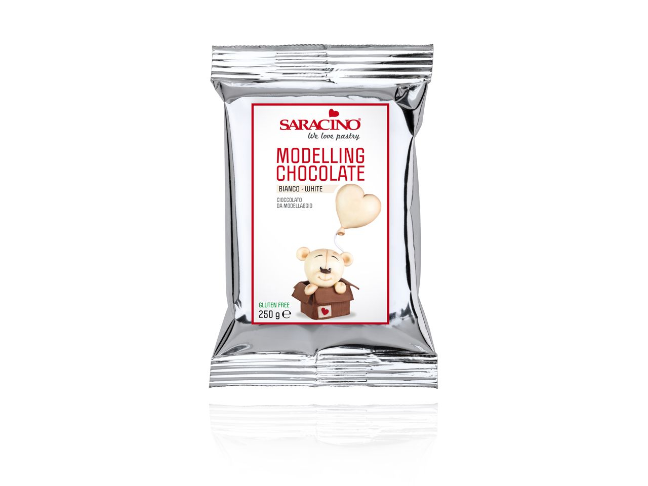 Saracino Modellier-Schokolade wei 250g