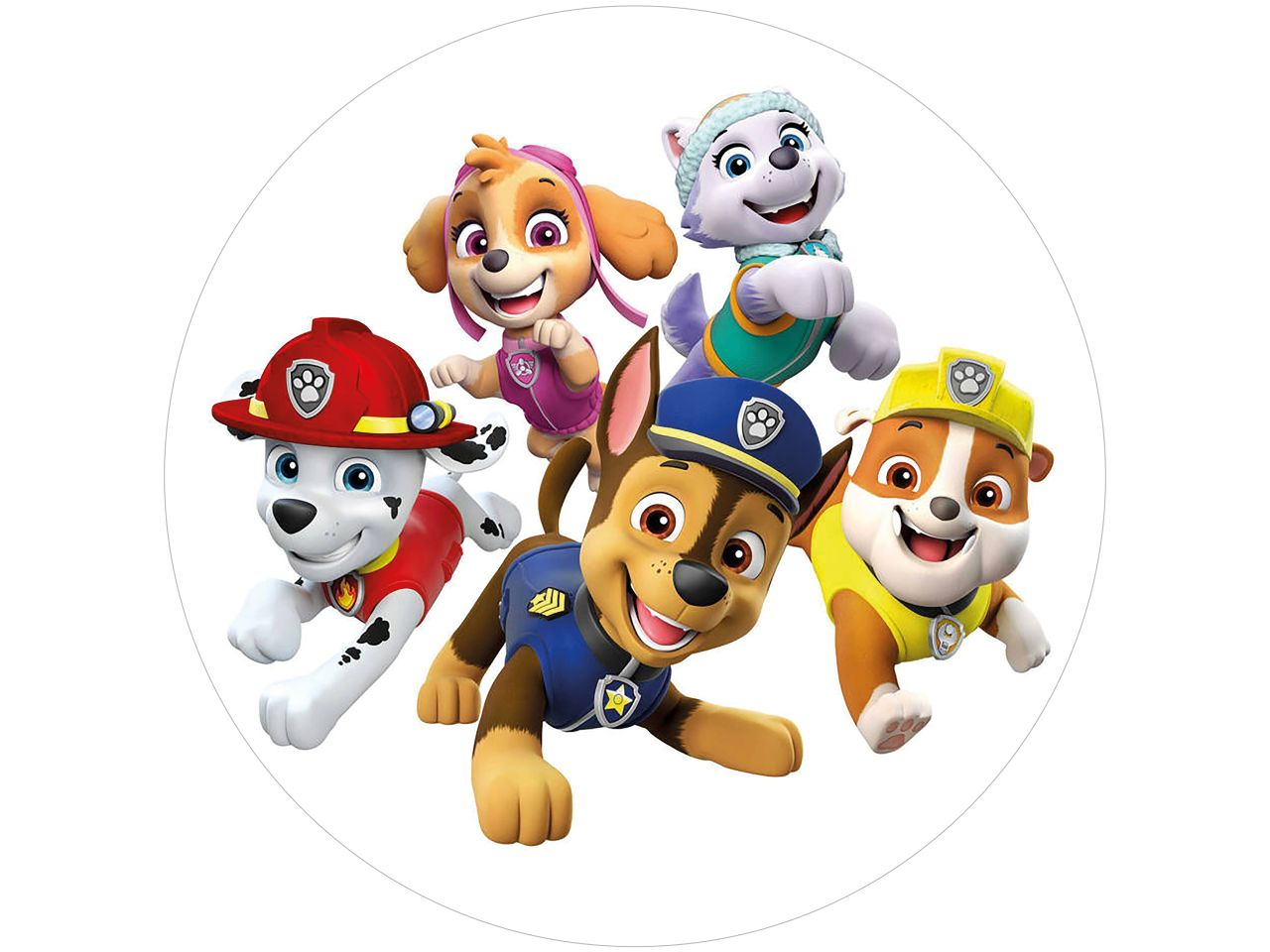 Tortenaufleger Paw Patrol, rund 20cm