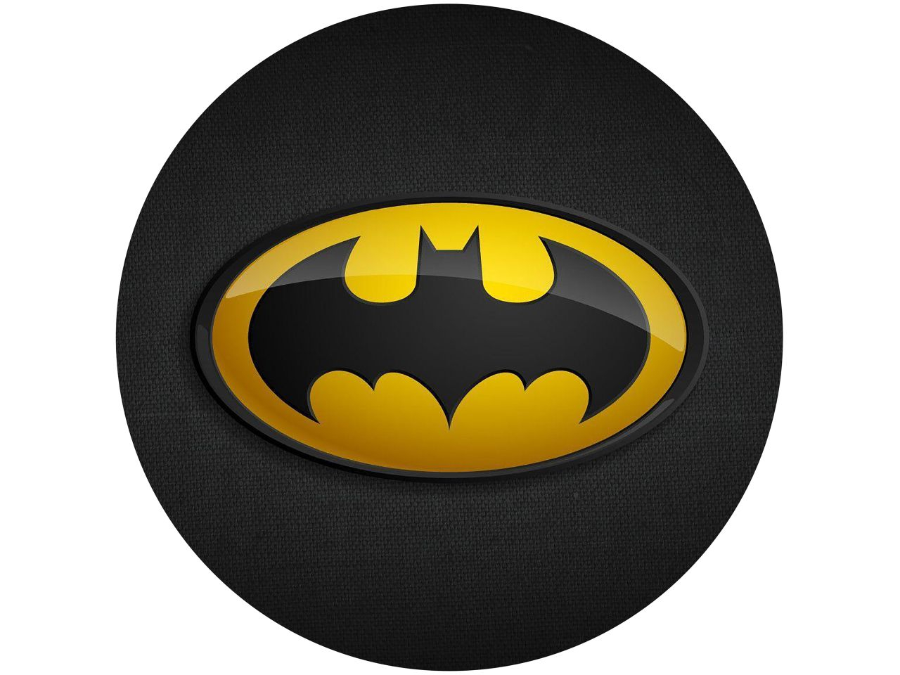 Tortenaufleger Batman Logo, rund 20cm