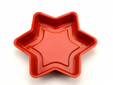 Silikonform mittel Stern
