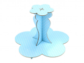 Cupcake Etagere blau