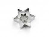 Ausstecher Stern mit Stern 5,5cm