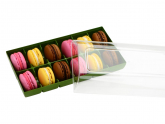 Macaron Verpackung grn 12er